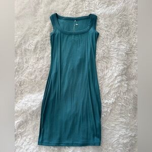 Teal Sleeveless Dress
